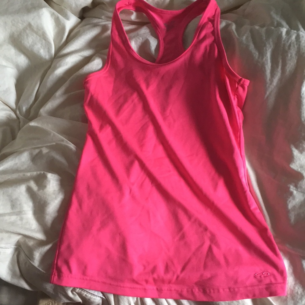 Champion XS fitted pink sports tank